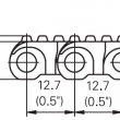Лента модульная HabasitLINK M1234 Flush Grid Nub Top 0,5" - Конвейерные системы и комплектующие